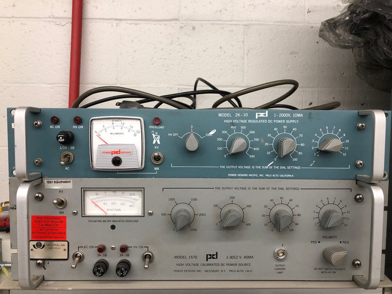 Power Design 2 K 10 High Voltage Power Supply