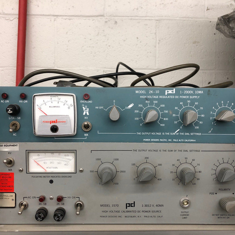 Power Design 2 K 10 High Voltage Power Supply