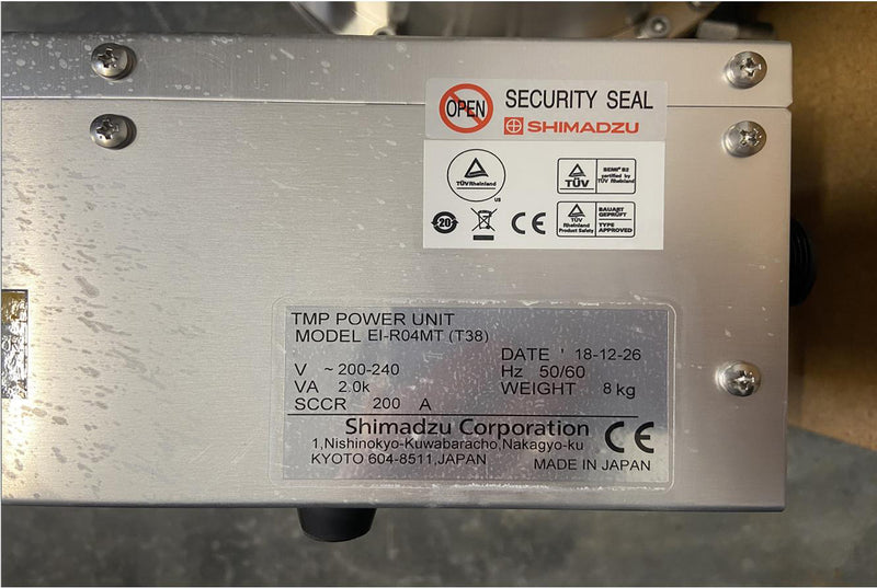Shimadzu EI R 04 MT Power Unit