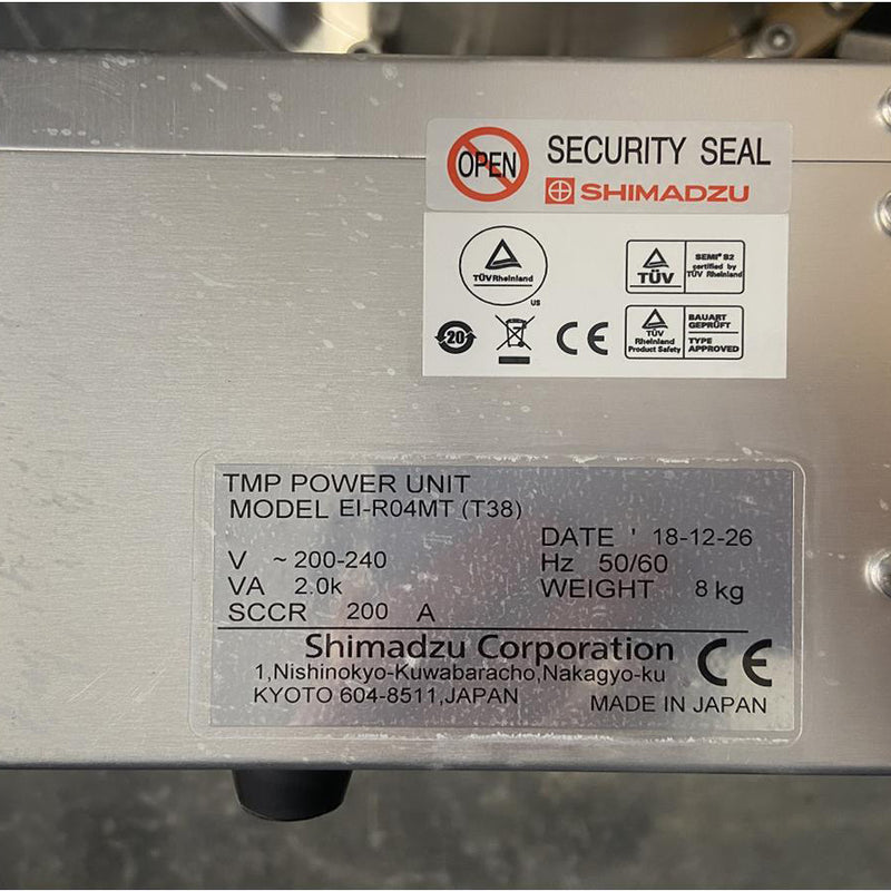 Shimadzu EI R 04 MT Power Unit