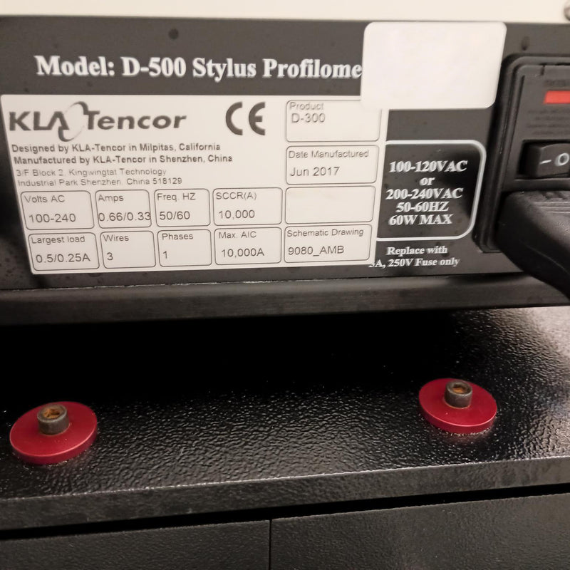KLA Alpha Step D 300 Stylus Profilometer