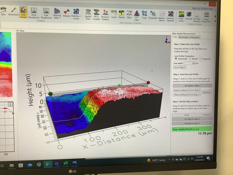 KLA / Filmetrics Profilm 3 D Optical Profilometer