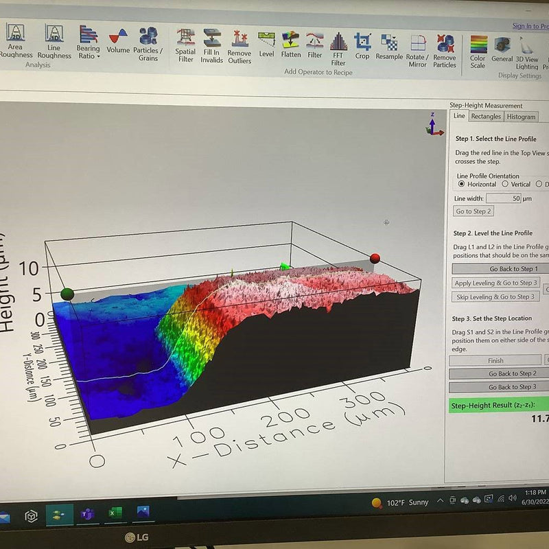 KLA / Filmetrics Profilm 3 D Optical Profilometer