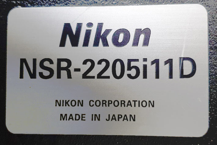 Nikon NSR 2205 i 11 D i-Line Stepper