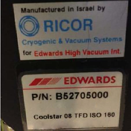 Edwards Auto 306 Cryo E-Beam Evaporator