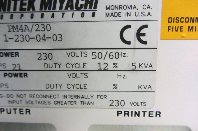 Unitek / Miyachi 9 021 02 Thermo Bonder