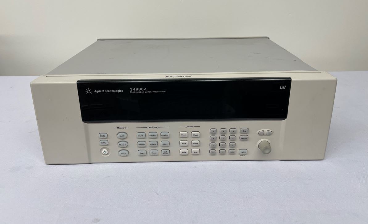 Agilent 34980 A Multifunction Switch / Measure Unit – Bridge Tronic Global