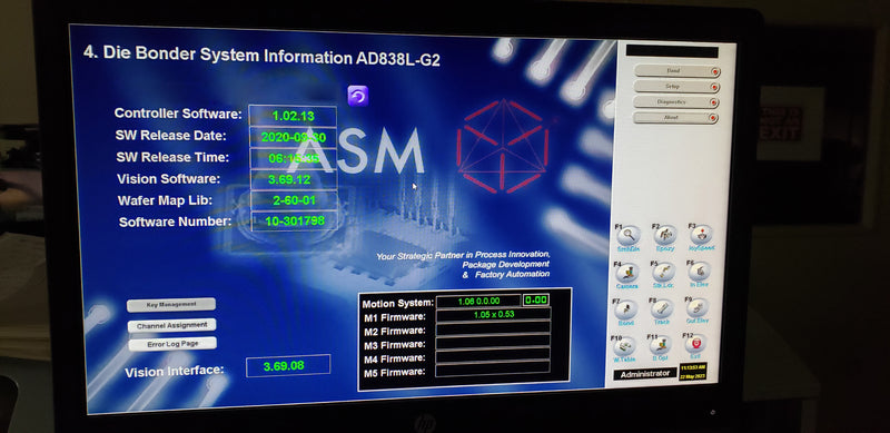 ASM ADL 838 LG 2 Die Bonder