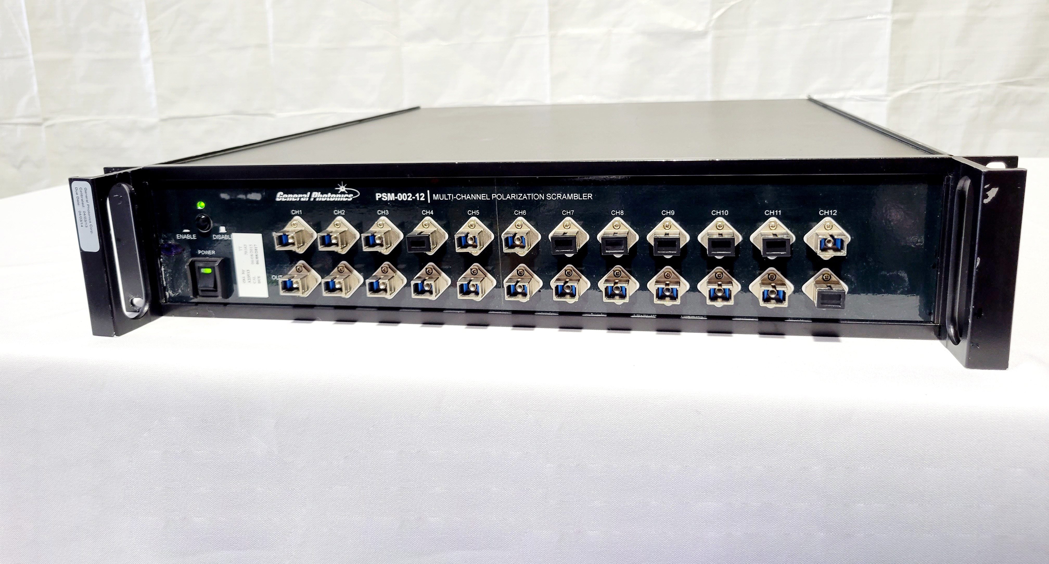 General Photonics PSM 002 12 Multi-Channel Polorization Scrambler ...