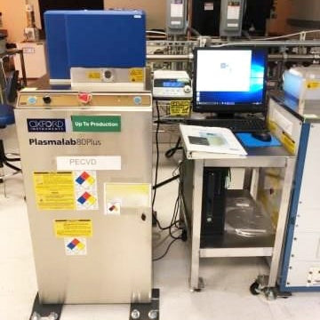 Oxford 80 Plus PECVD (Plasma-Enhanced Chemical Vapor Deposition)