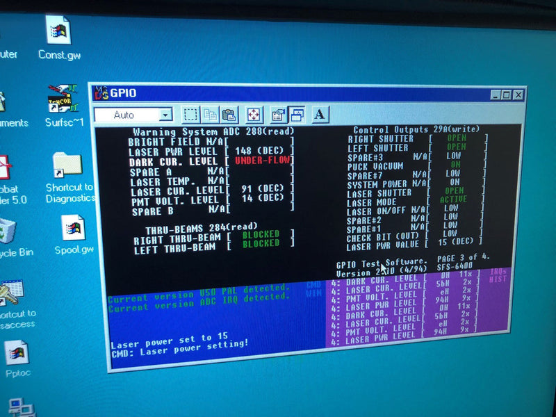 KLA SFS 6420 Wafer Inspection