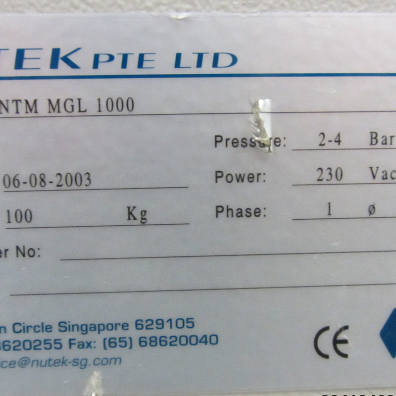 Nutek NTM MGL 1000 Gate