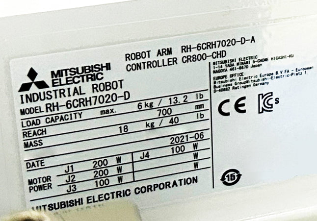 Mitsubishi RH-CRH Robot Arm