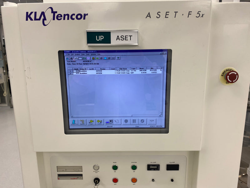 KLA ASET F 5 X Thin Film Measurement