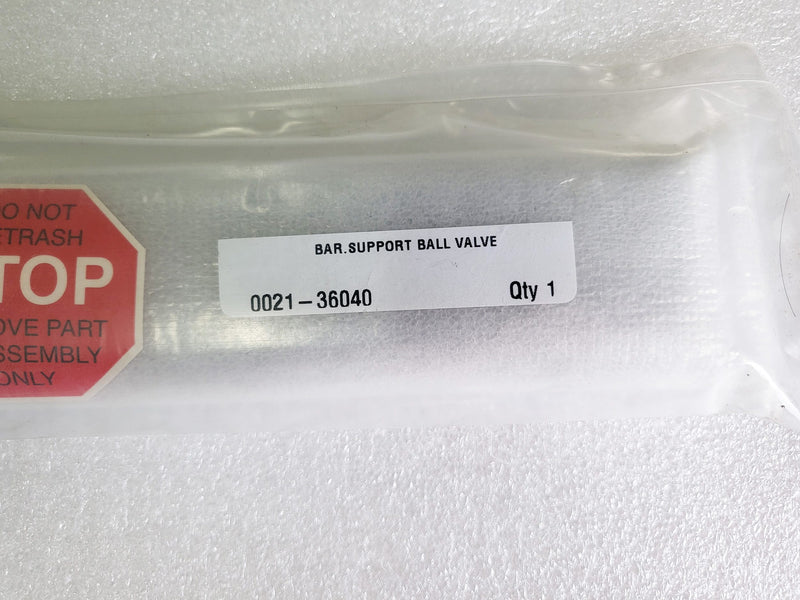 Applied Materials PN: 0021-36040 Support Ball Valve Bar
