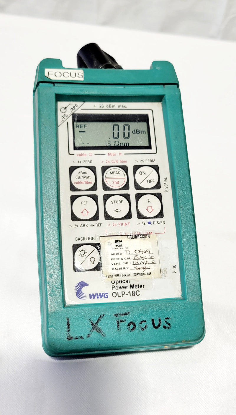 Wandel & Goltermann OLP 18 C Optical Power Meter