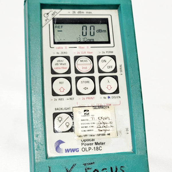 Wandel & Goltermann OLP 18 C Optical Power Meter