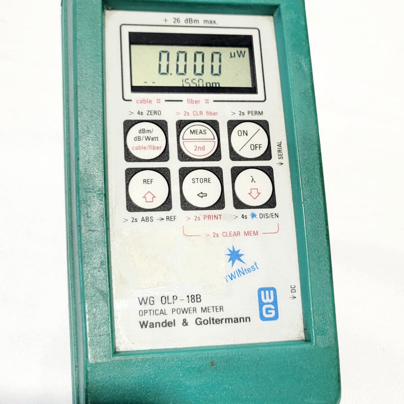 Wandel & Goltermann WG OLP 18 B Optical Power Meter