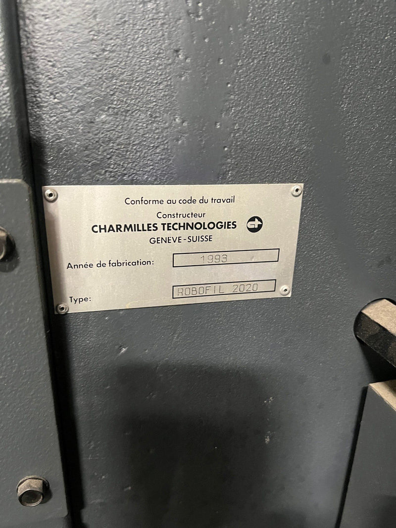 Charmilles Robofil 2020 EDM (Electrical Discharge Machine)