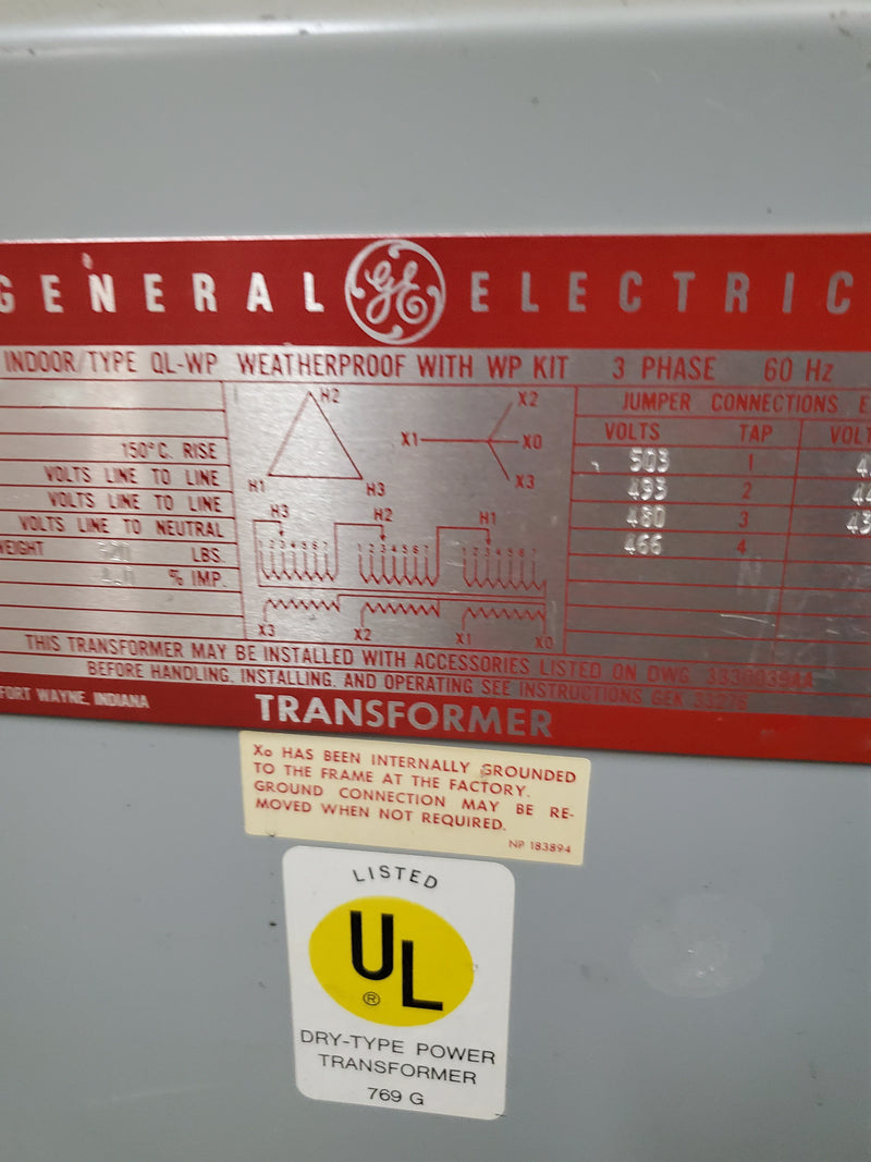 GE QHT Transformer