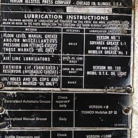 Verson 150 Press