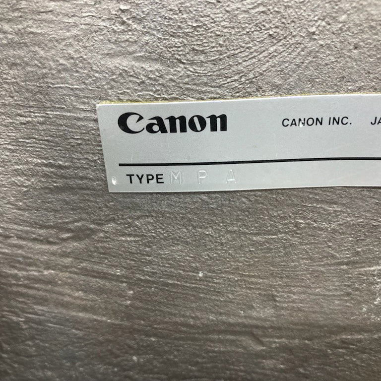 Canon MPA 600 FA Projection Aligner