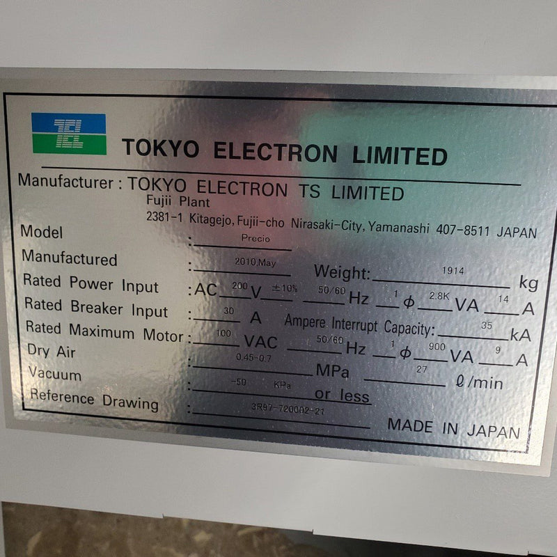 Tel Precio Automatic Wafer Prober