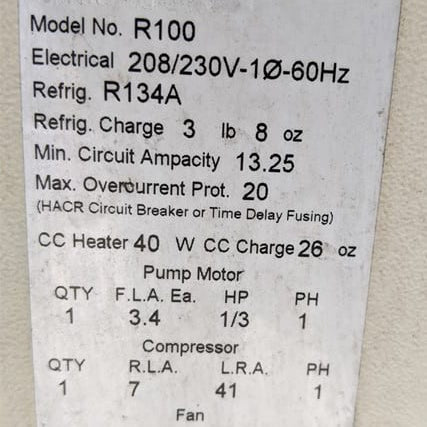 Haskris R 100 Chiller