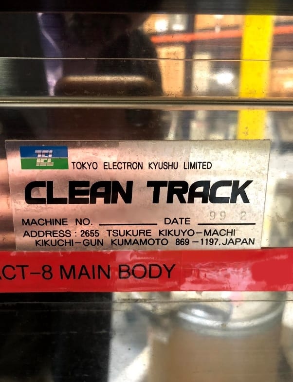 Tel Act 8 Coater / Developer Track