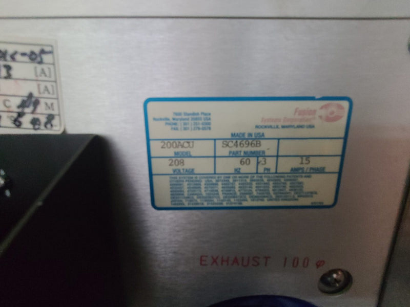 Axcelis 200 ACU Asher