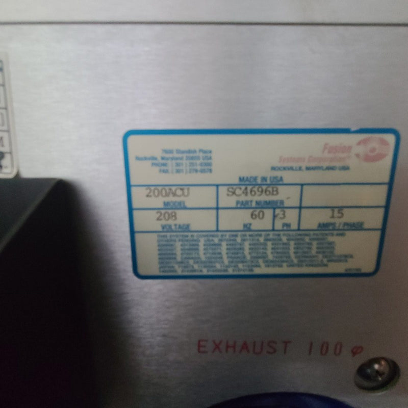 Axcelis 200 ACU Asher