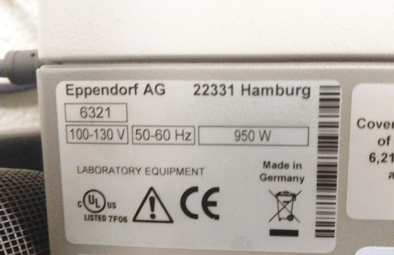 Eppendorf 6321 Mastercycler PCR Machine