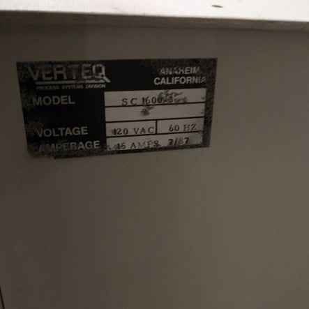 Verteq SC 1600 SRD (Spin Rinse Dryer)