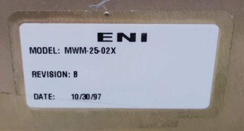 ENI MWM 25 02 X