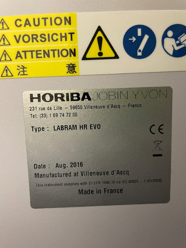 Horiba LabRAM HR Evolution NIR (Near-Infrared)