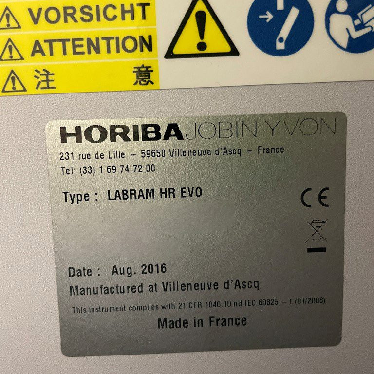 Horiba LabRAM HR Evolution NIR (Near-Infrared)
