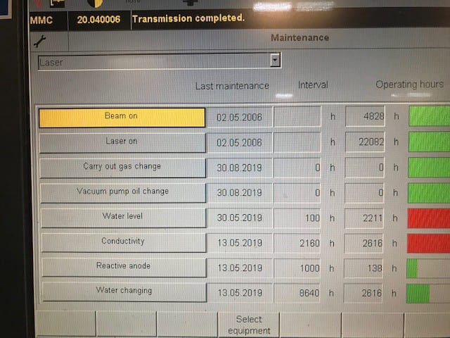Trumpf L 3050 Laser Cutter