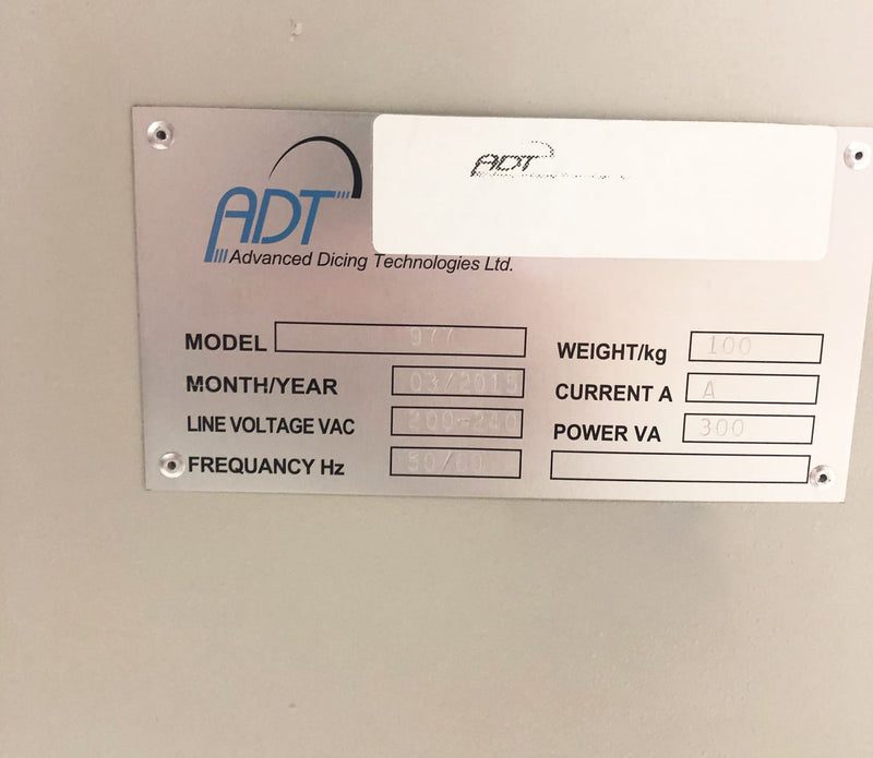 ADT 977 Wafer Washer