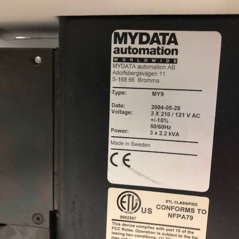 MyData MY 9 Pick and Place