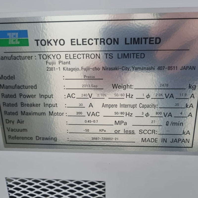 Tel Precio Automatic Wafer Prober