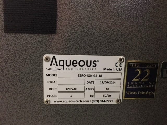 Aqueous Zero-Ion G 3-18
