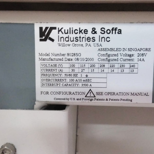 K&S 8028 SG Ball Bonder