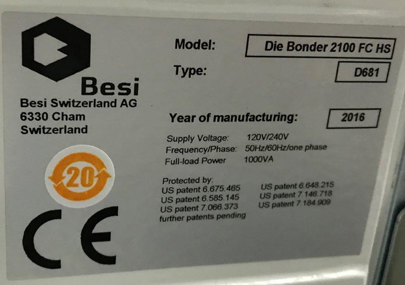 Esec DB 2100 FC HS Die Bonder