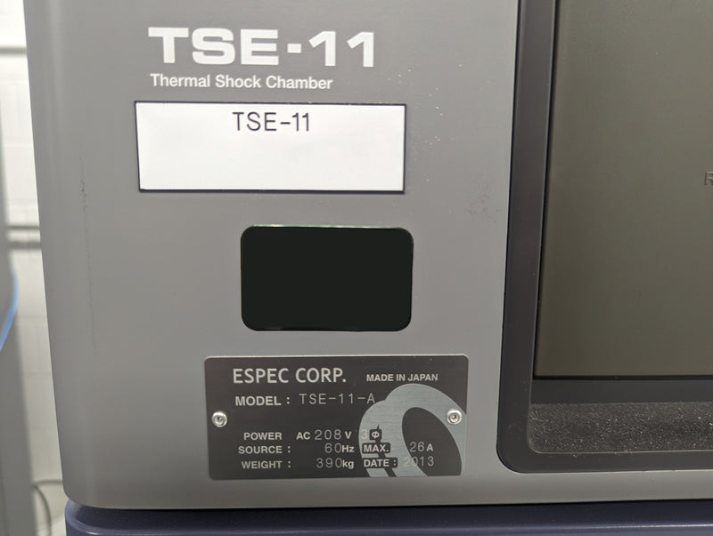 ESPEC TSE 11 A Thermal Shock Chamber