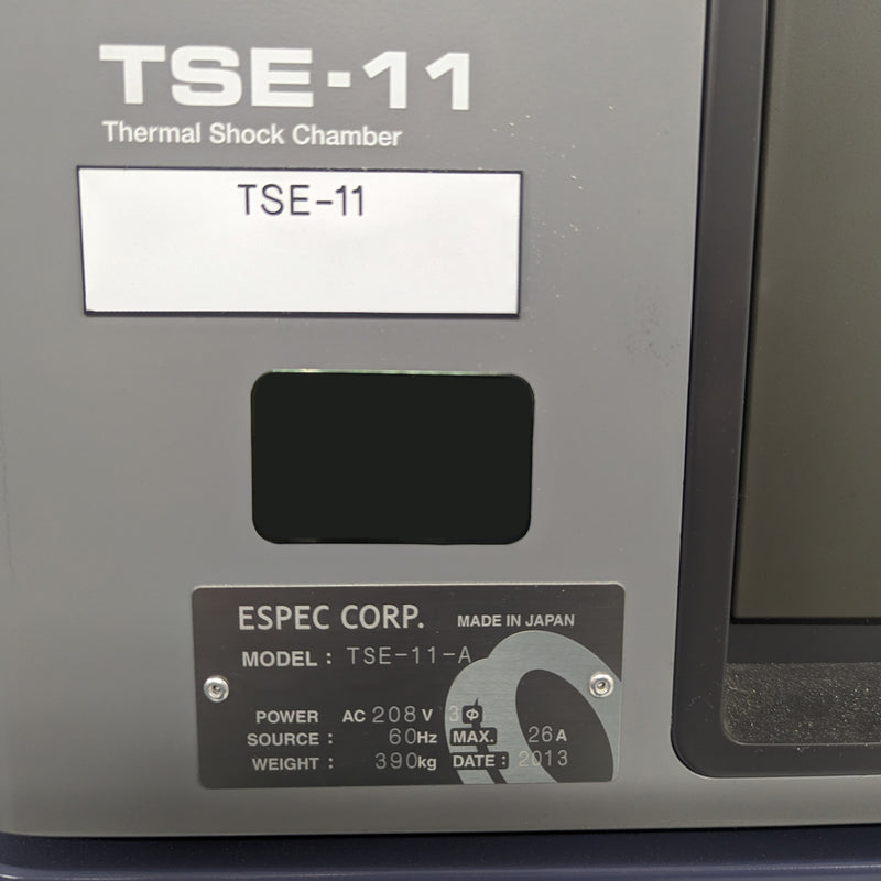 ESPEC TSE 11 A Thermal Shock Chamber