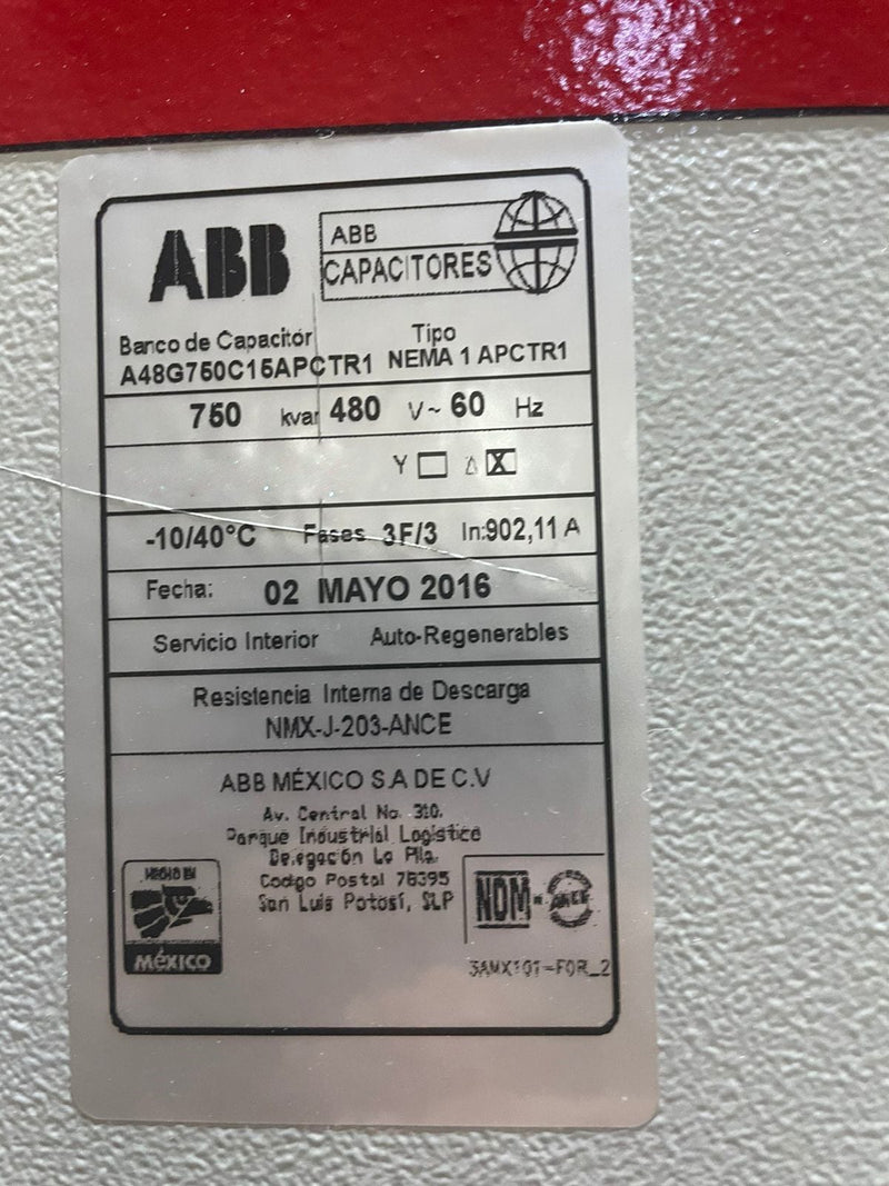 ABB Nema 1 Capacitor
