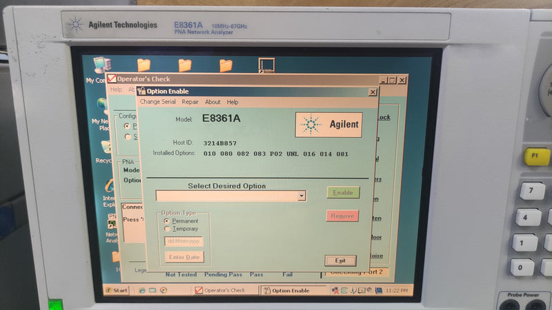 Agilent E 8361 A Network Analyzer