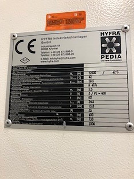 Hyfra Chiller