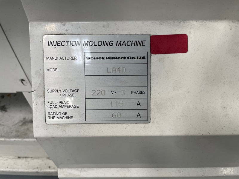 Sodick LA 40 Injection Molding Machine