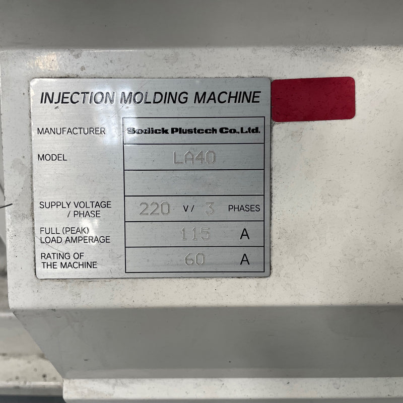 Sodick LA 40 Injection Molding Machine